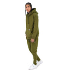 Pro Club Men's Heavyweight French Terry Hooded Pullover Sweatshirt Olive