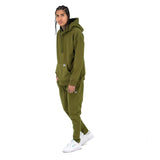 Pro Club Men's Heavyweight French Terry Hooded Pullover Sweatshirt Olive