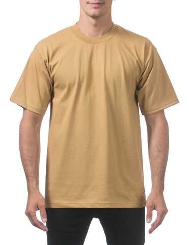 Pro Club Heavy Weight  Short Sleeve Tee Shirts Mustard