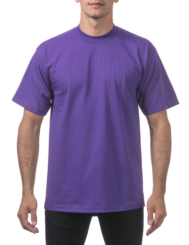Pro Club Heavy Weight  Short Sleeve Tee Shirts Purple
