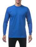 Pro Club Heavy Weight Long Sleeve T Shirts ROYAL BLUE