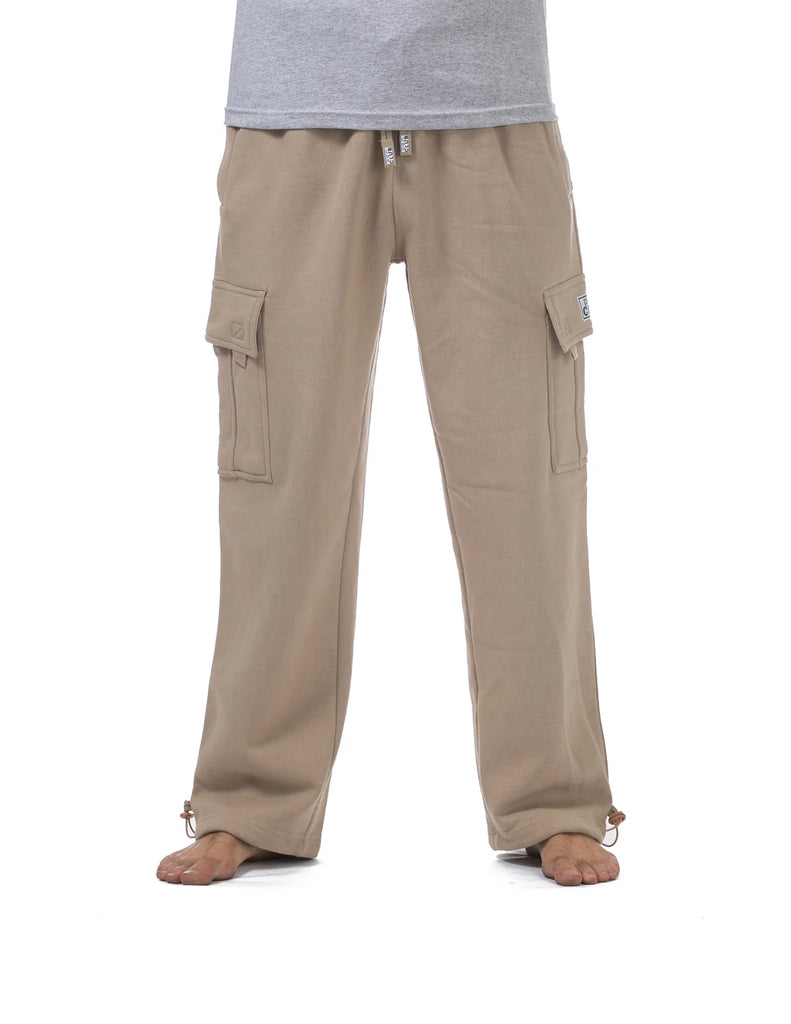 Pro Club Fleece Cargo Pants Khaki – Pro camp