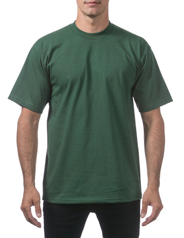 Pro Club Heavy Weight  Short Sleeve Tee Shirts Forest Green