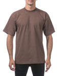 Pro Club Heavy Weight  Short Sleeve Tee Shirts Brown