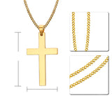 Gold colour Cross Chain