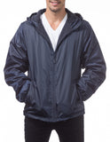 Pro Club Fleece Lined Windbreaker Jacket – NAVY