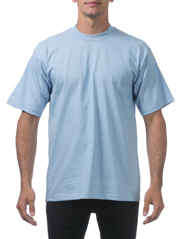 Pro Club Heavy Weight  Short Sleeve Tee Shirts Sky Blue